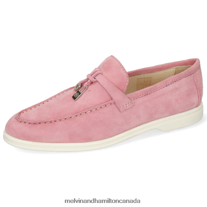 Women Melvin & Hamilton Pink Adley 3 Loafers P4V68P1463