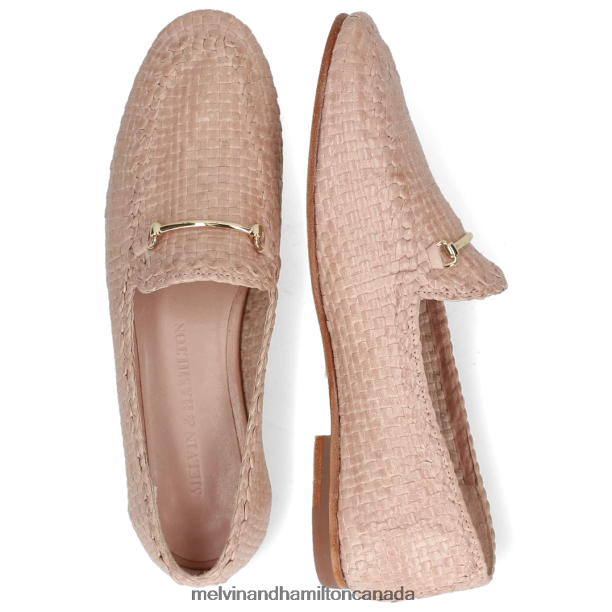 Women Melvin & Hamilton Pink Aviana 1 Loafers P4V68P1445