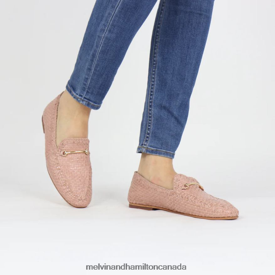 Women Melvin & Hamilton Pink Aviana 1 Loafers P4V68P1445