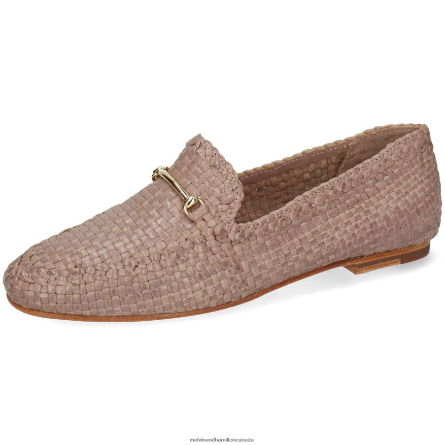 Women Melvin & Hamilton Pink Aviana 1 Loafers P4V68P1459