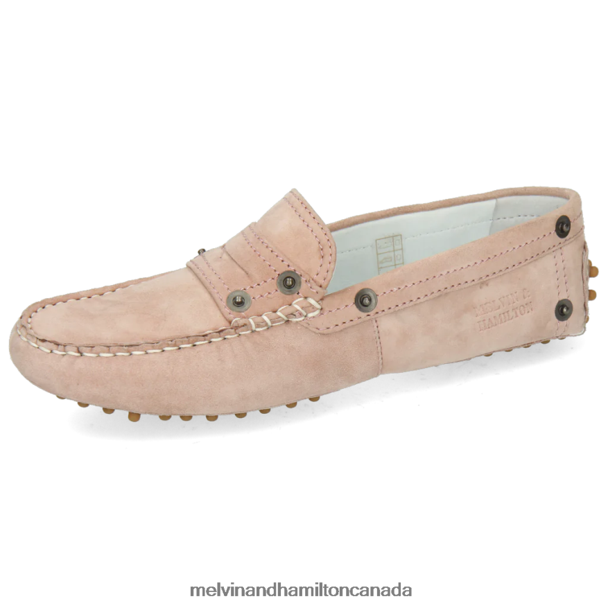 Women Melvin & Hamilton Pink Caroline 1 Loafers P4V68P1451