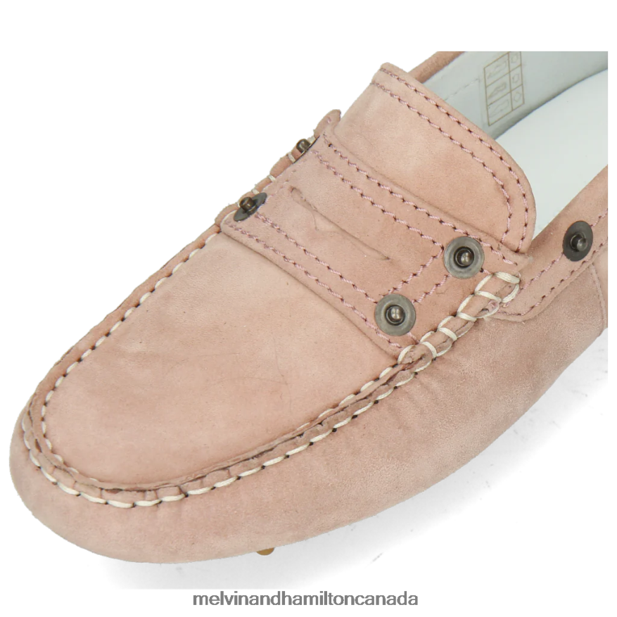 Women Melvin & Hamilton Pink Caroline 1 Loafers P4V68P1451