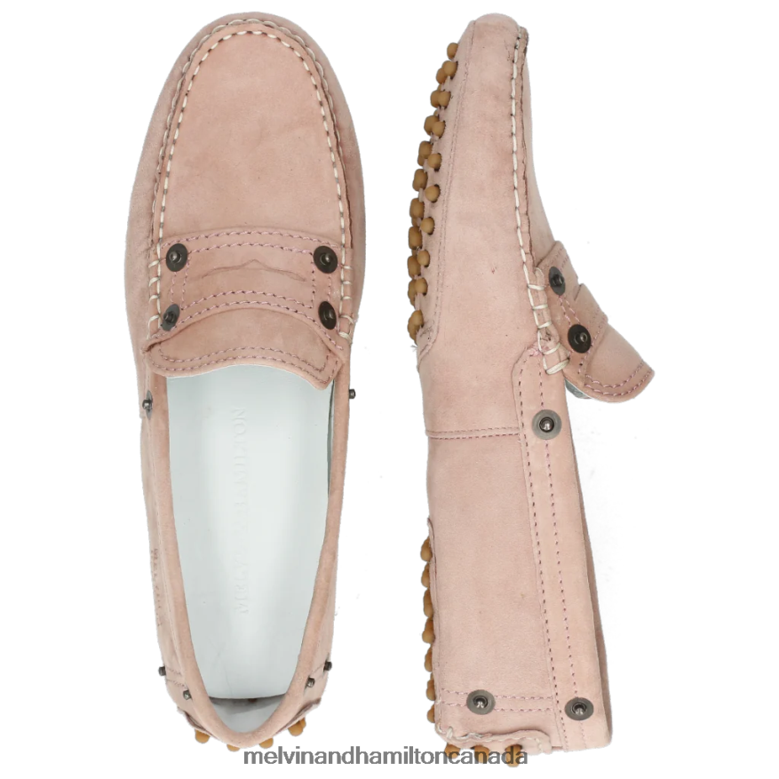 Women Melvin & Hamilton Pink Caroline 1 Loafers P4V68P1451