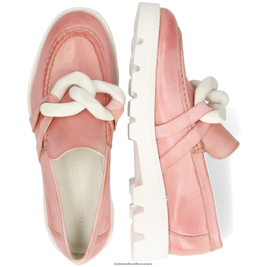 Women Melvin & Hamilton Pink Jade 32 Loafers P4V68P1410