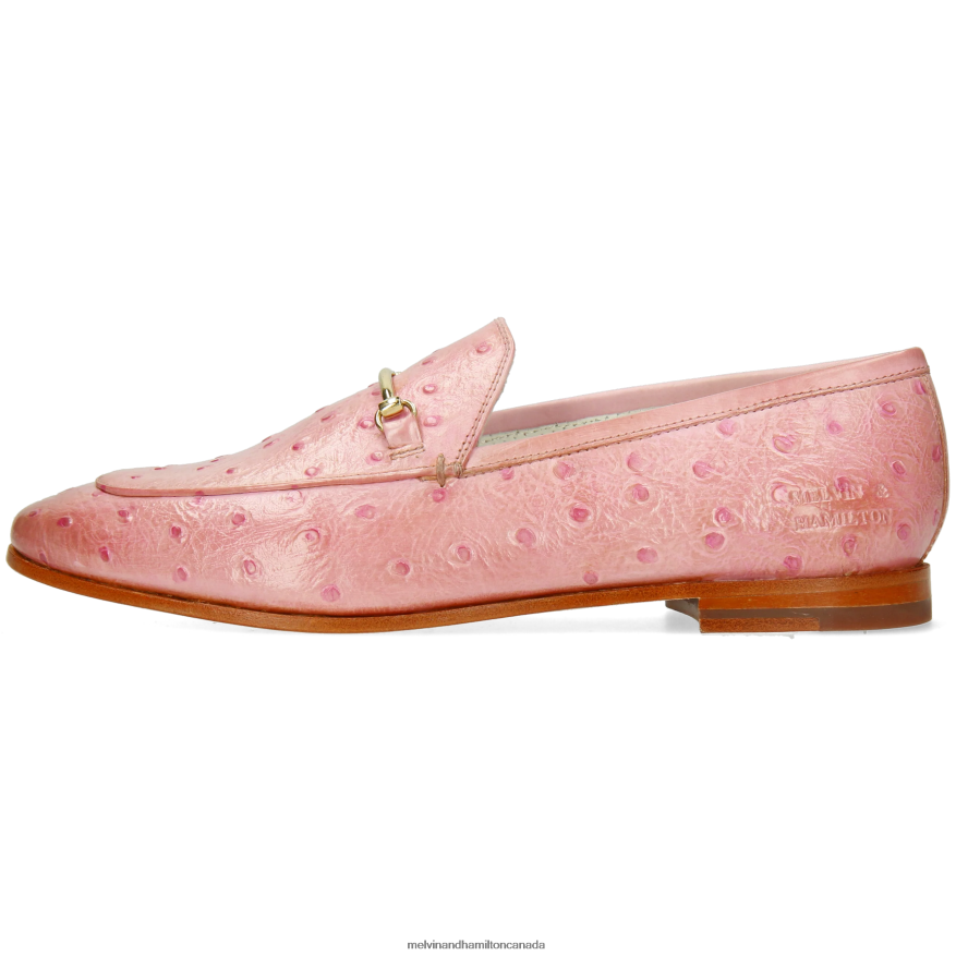 Women Melvin & Hamilton Pink Scarlett 22 Loafers P4V68P1307