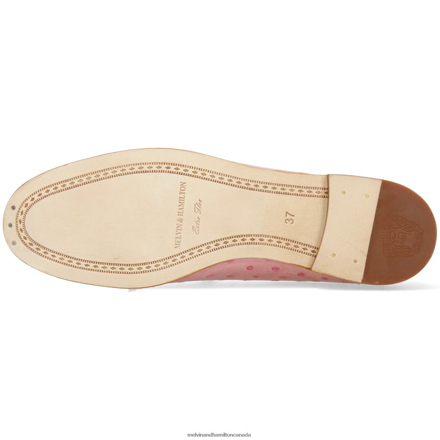 Women Melvin & Hamilton Pink Scarlett 22 Loafers P4V68P1307