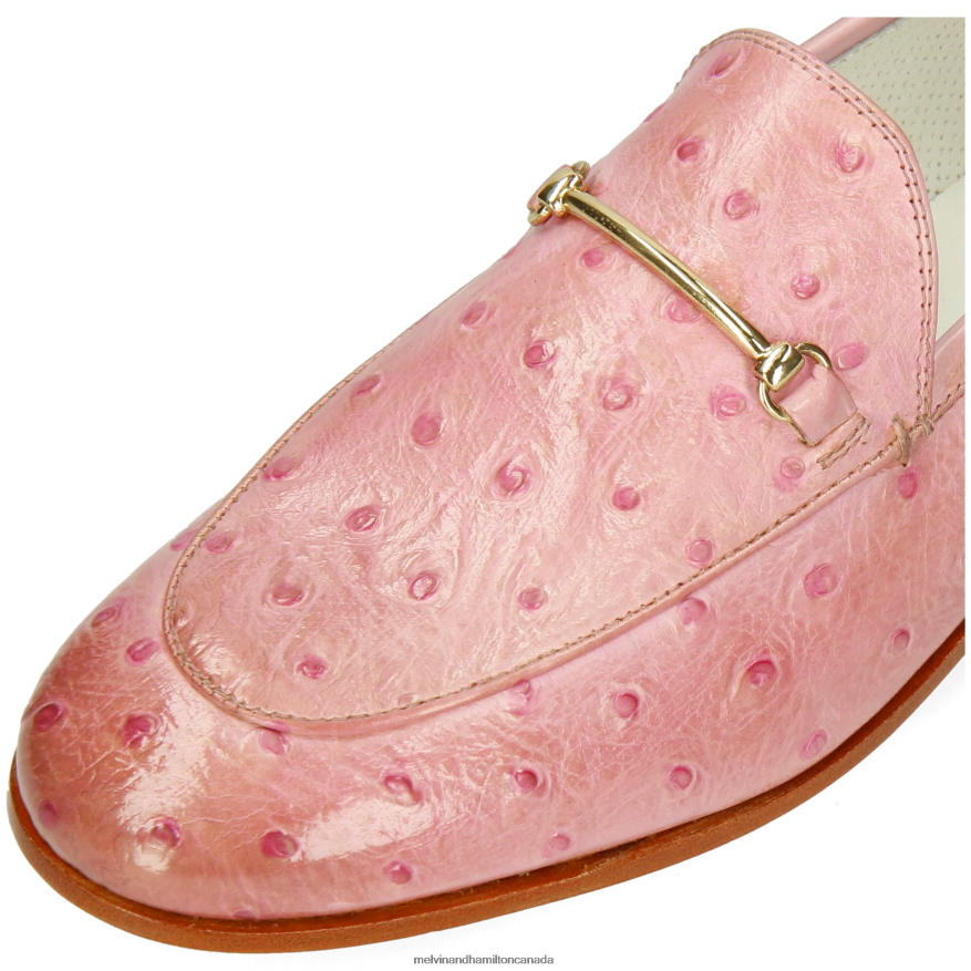 Women Melvin & Hamilton Pink Scarlett 22 Loafers P4V68P1307