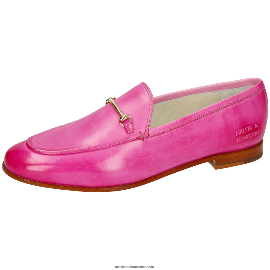 Women Melvin & Hamilton Pink Scarlett 22 Loafers P4V68P1358