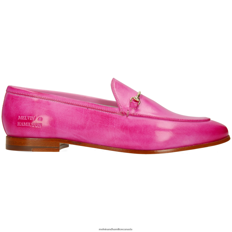 Women Melvin & Hamilton Pink Scarlett 22 Loafers P4V68P1358