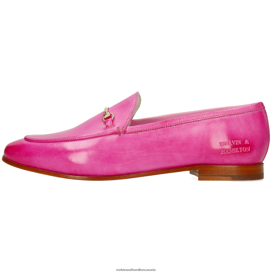 Women Melvin & Hamilton Pink Scarlett 22 Loafers P4V68P1358