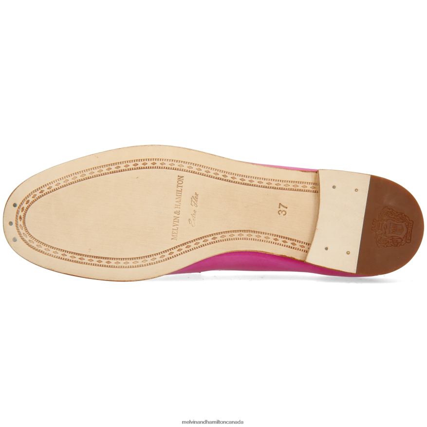 Women Melvin & Hamilton Pink Scarlett 22 Loafers P4V68P1358