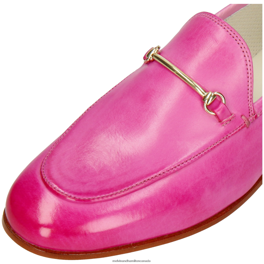 Women Melvin & Hamilton Pink Scarlett 22 Loafers P4V68P1358