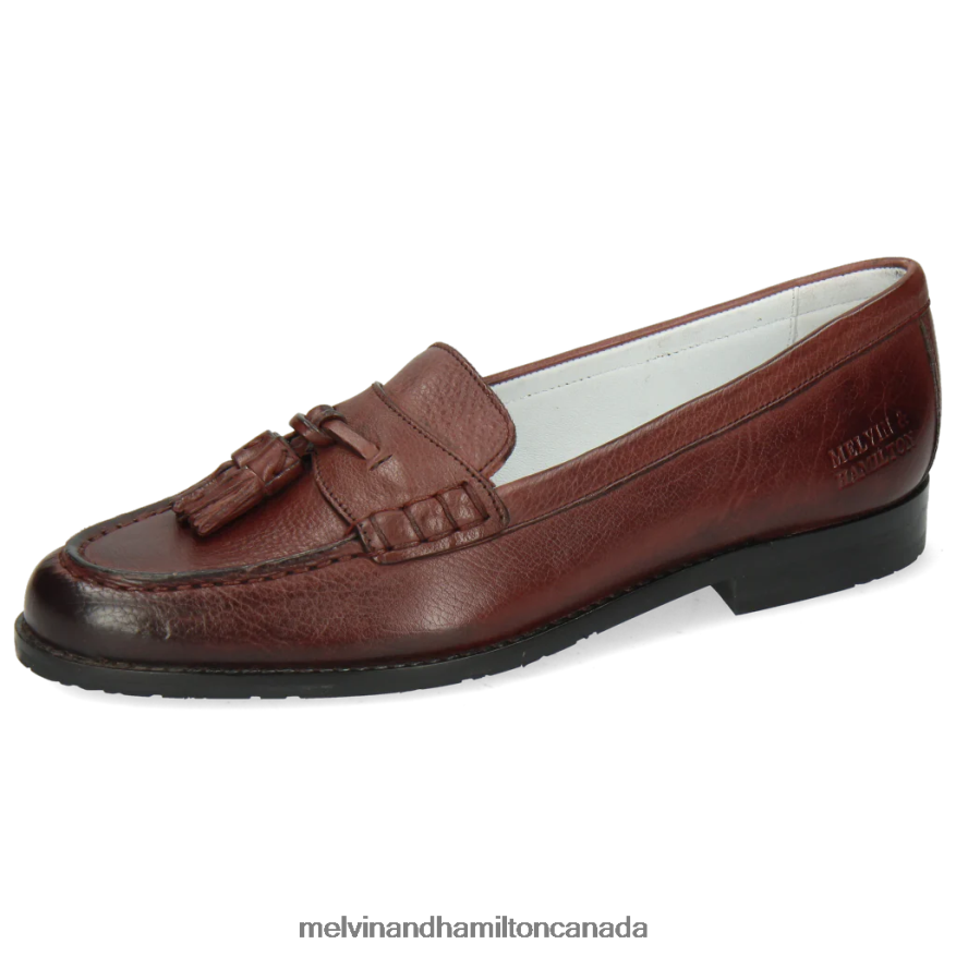Women Melvin & Hamilton Purple Mia 3 Loafers P4V68P1447