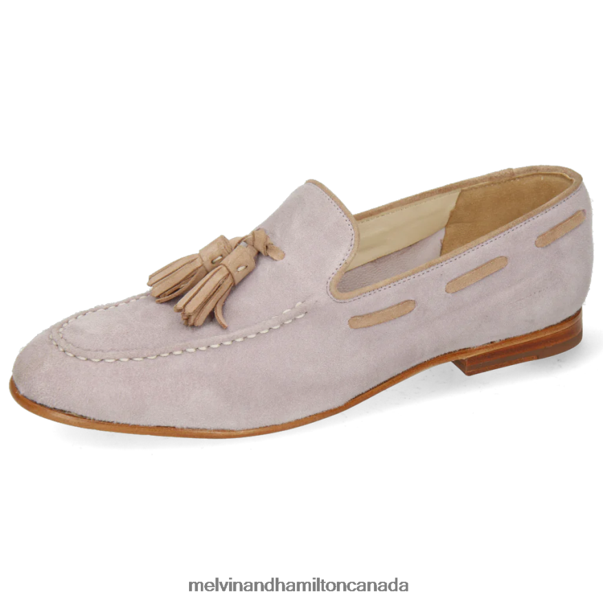 Women Melvin & Hamilton Purple Monica 9 Loafers P4V68P1389