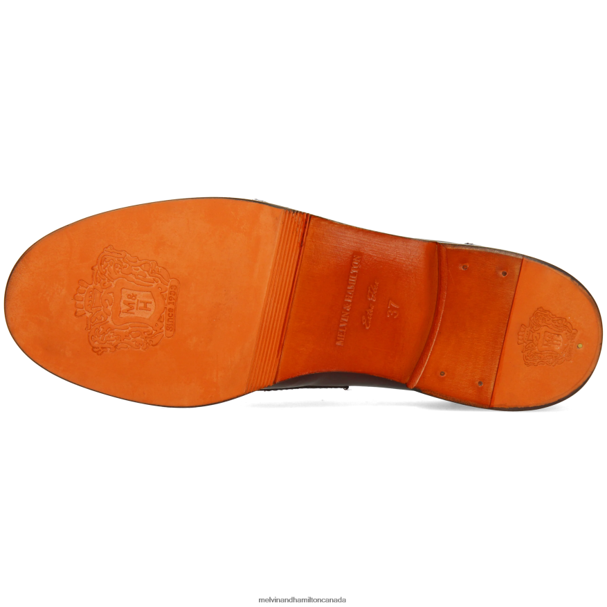 Women Melvin & Hamilton Purple Regine 4 Loafers P4V68P1375