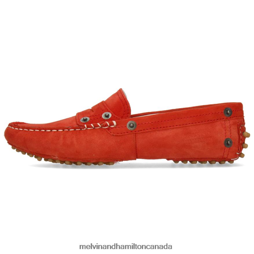 Women Melvin & Hamilton Red Caroline 1 Loafers P4V68P1462
