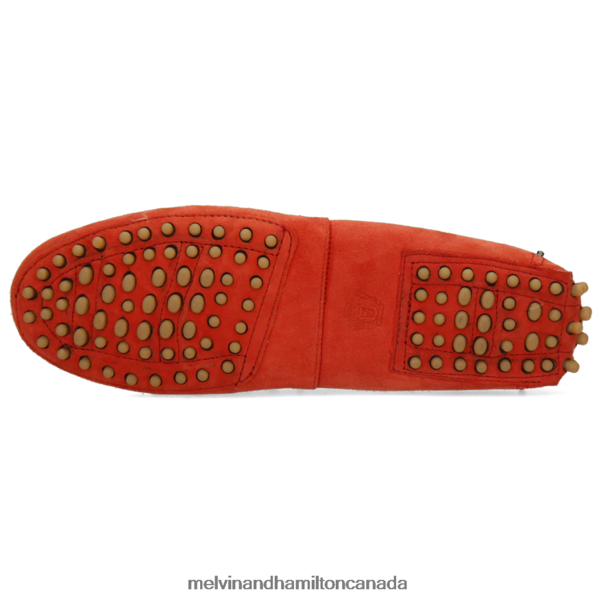 Women Melvin & Hamilton Red Caroline 1 Loafers P4V68P1462