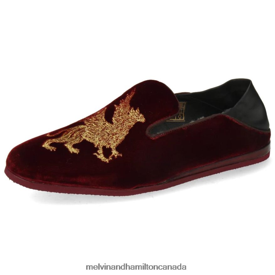 Women Melvin & Hamilton Red Scarlett 37 Loafers P4V68P1428