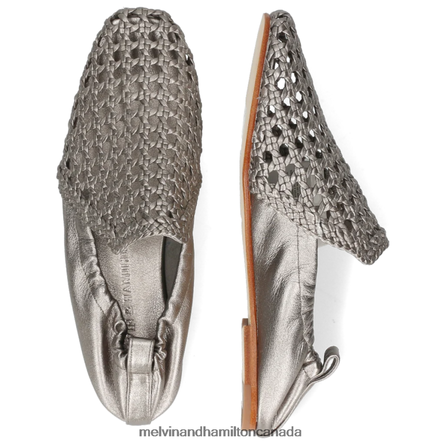Women Melvin & Hamilton Silver Melly 7 Loafers P4V68P1469