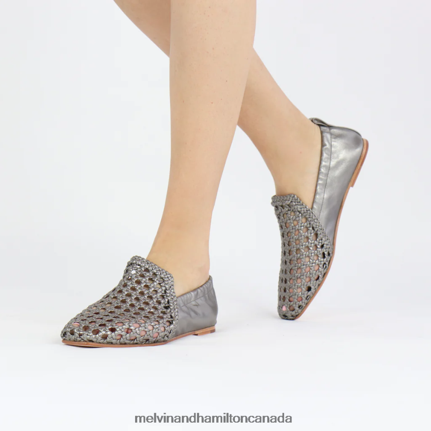 Women Melvin & Hamilton Silver Melly 7 Loafers P4V68P1469