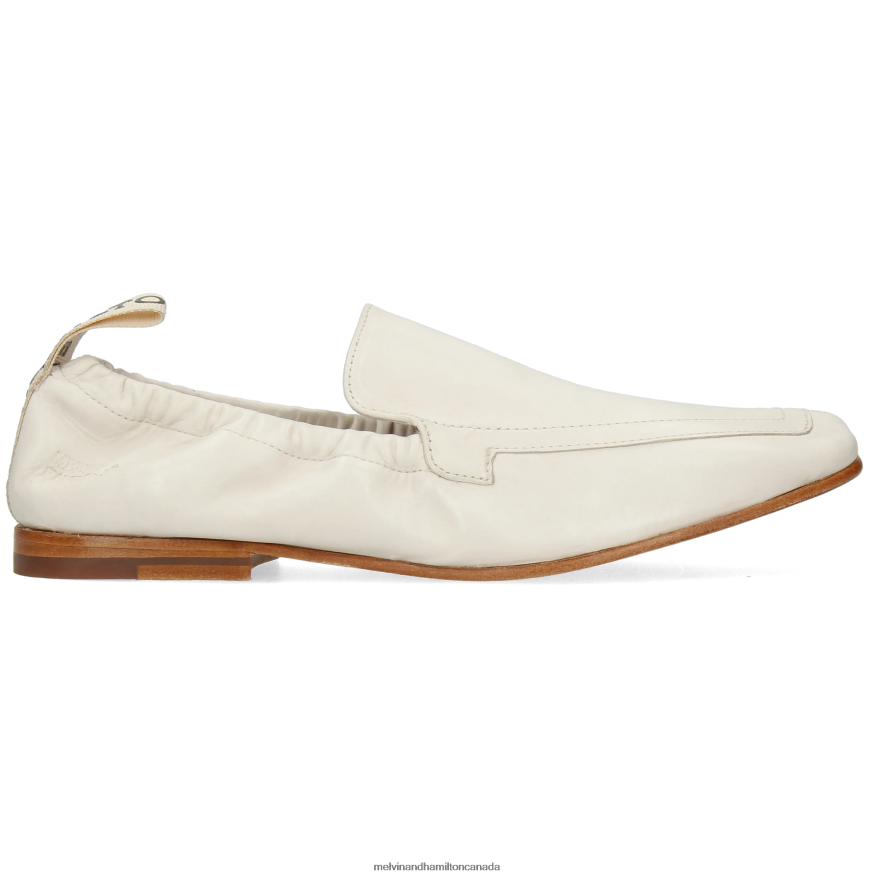 Women Melvin & Hamilton White Camilla 4 Loafers P4V68P1440