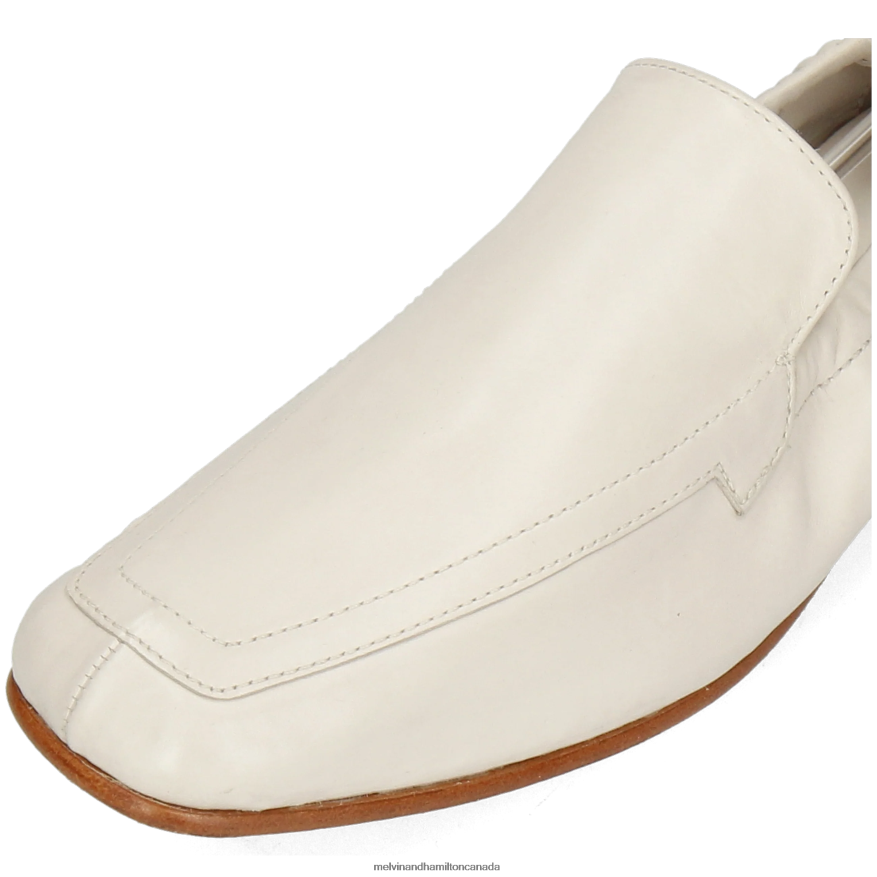 Women Melvin & Hamilton White Camilla 4 Loafers P4V68P1440