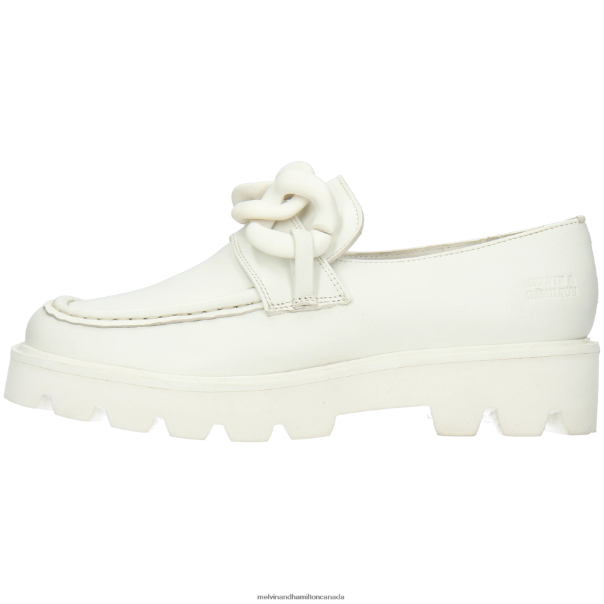 Women Melvin & Hamilton White Cassy 7 Loafers P4V68P1374