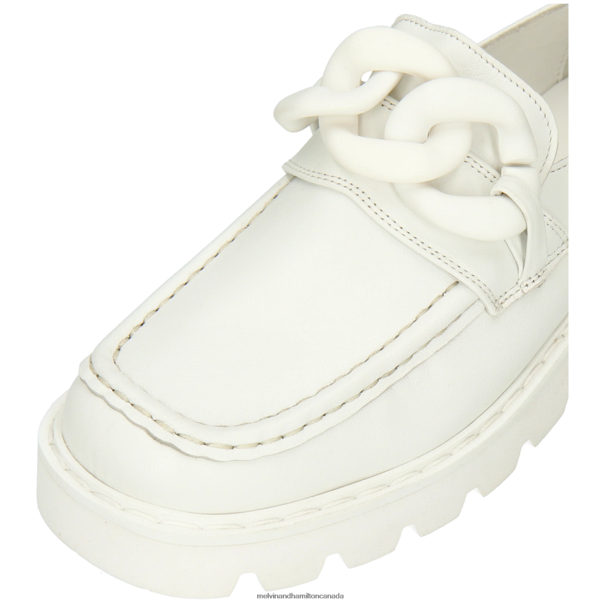 Women Melvin & Hamilton White Cassy 7 Loafers P4V68P1374