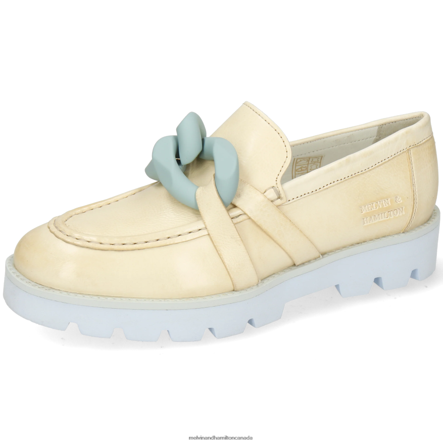 Women Melvin & Hamilton White Jade 32 Loafers P4V68P1457