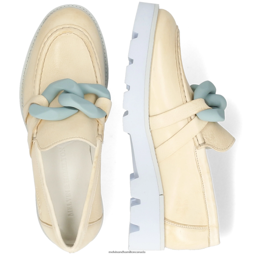 Women Melvin & Hamilton White Jade 32 Loafers P4V68P1457