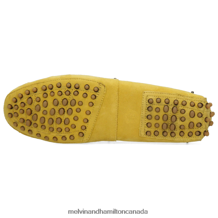 Women Melvin & Hamilton Yellow Caroline 1 Loafers P4V68P1453