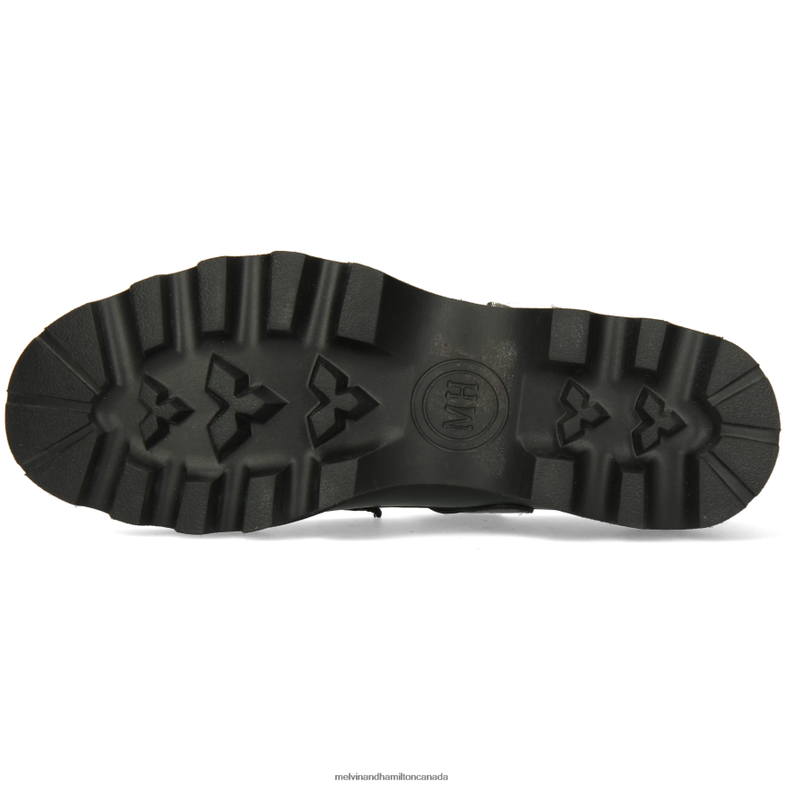 Women Melvin & Hamilton Black Jade 14 Monk Shoes P4V68P1497