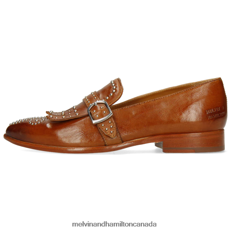 Women Melvin & Hamilton Brown Jessy 26 Monk Shoes P4V68P1493