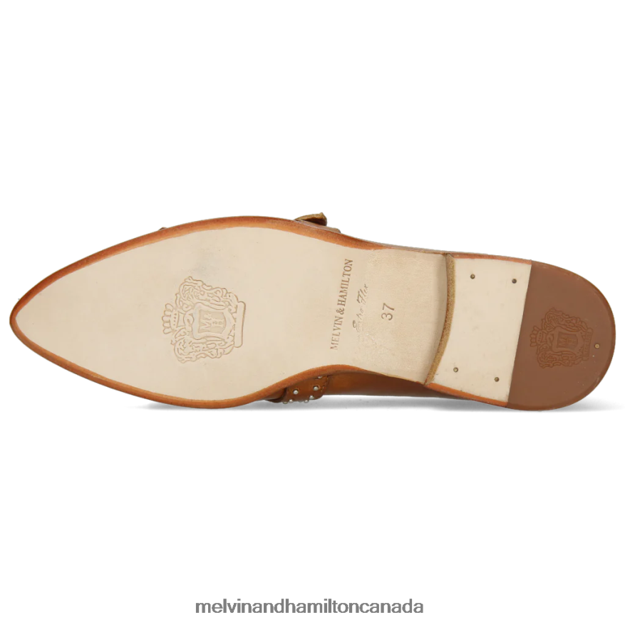 Women Melvin & Hamilton Brown Jessy 26 Monk Shoes P4V68P1493