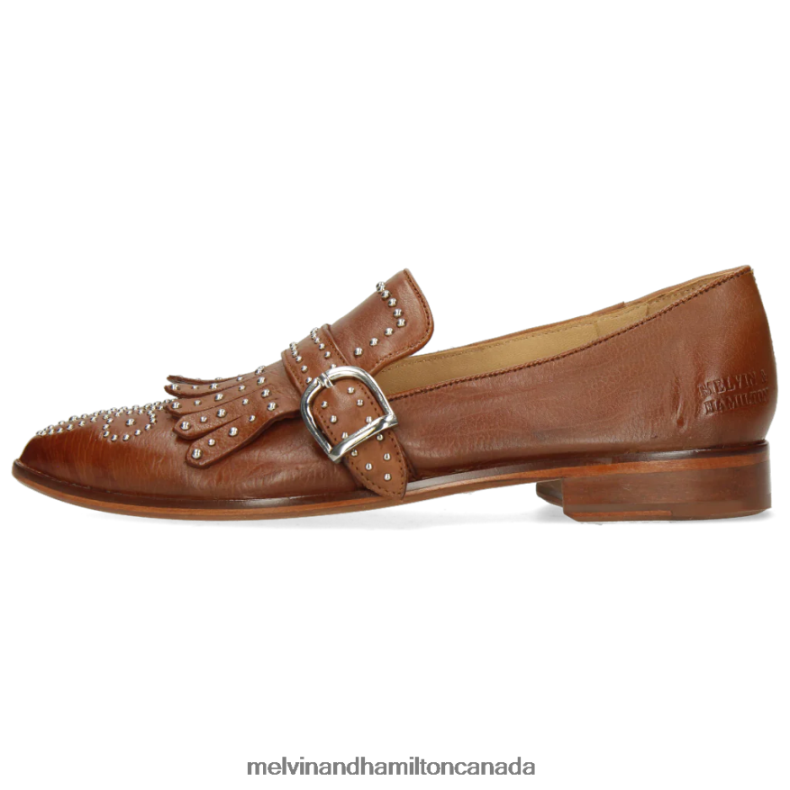 Women Melvin & Hamilton Brown Jessy 26 Monk Shoes P4V68P1498