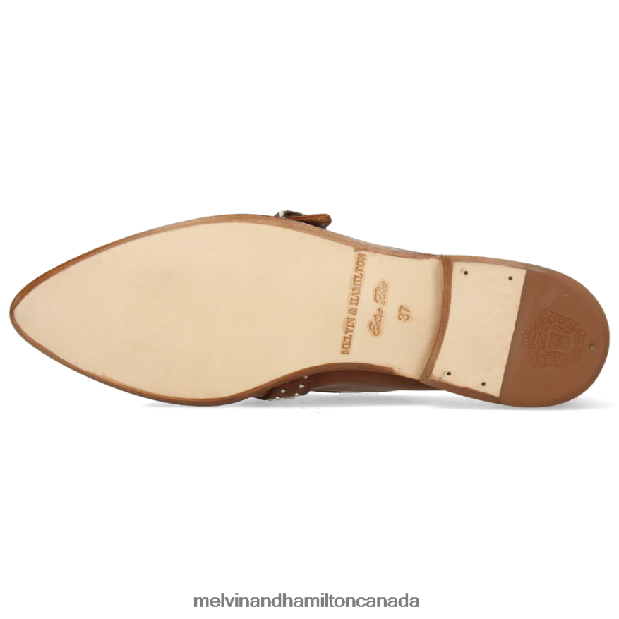 Women Melvin & Hamilton Brown Jessy 26 Monk Shoes P4V68P1498