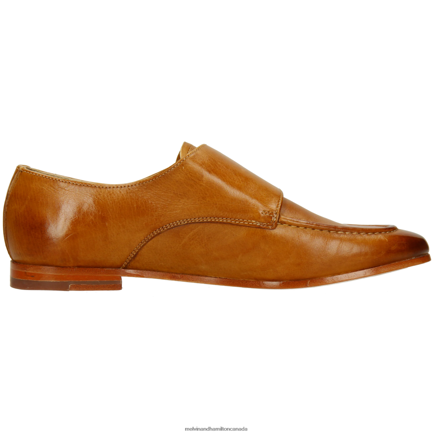 Women Melvin & Hamilton Light Brown Scarlett 68 Monk Shoes P4V68P1480