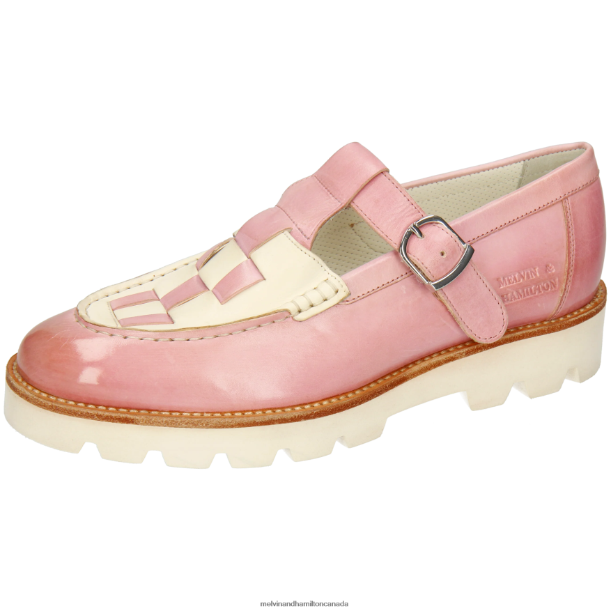 Women Melvin & Hamilton Pink Jade 14 Monk Shoes P4V68P1484