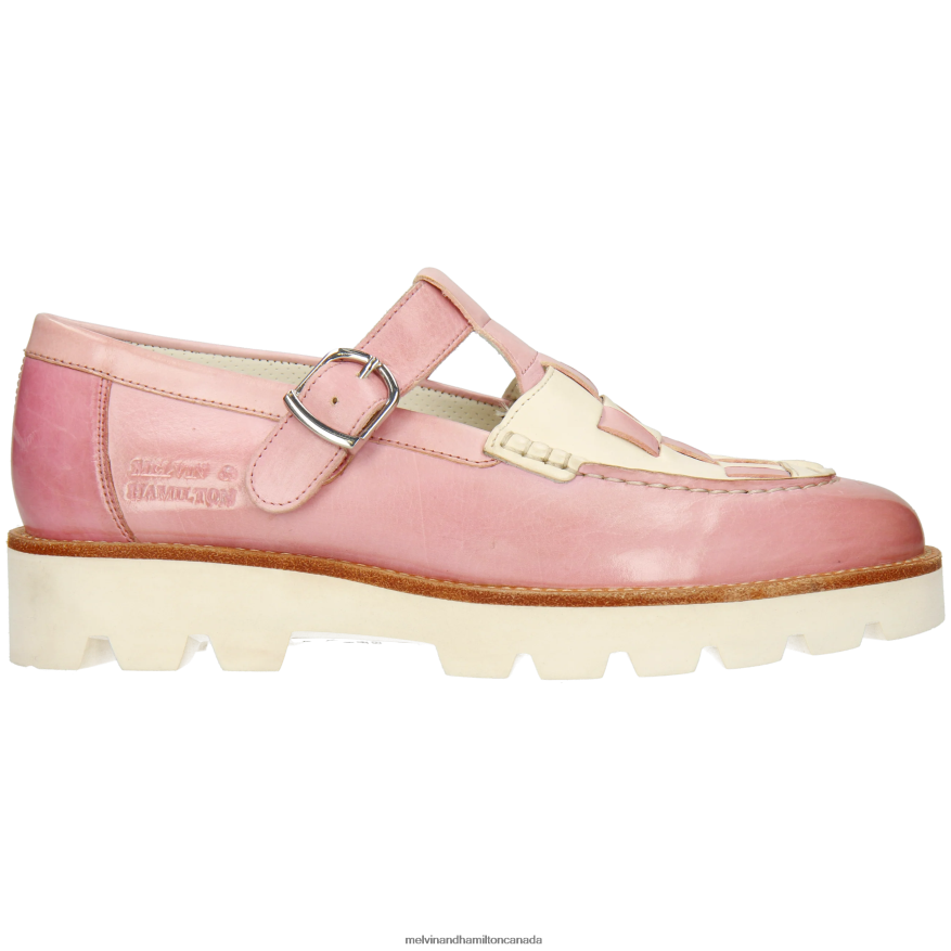 Women Melvin & Hamilton Pink Jade 14 Monk Shoes P4V68P1484