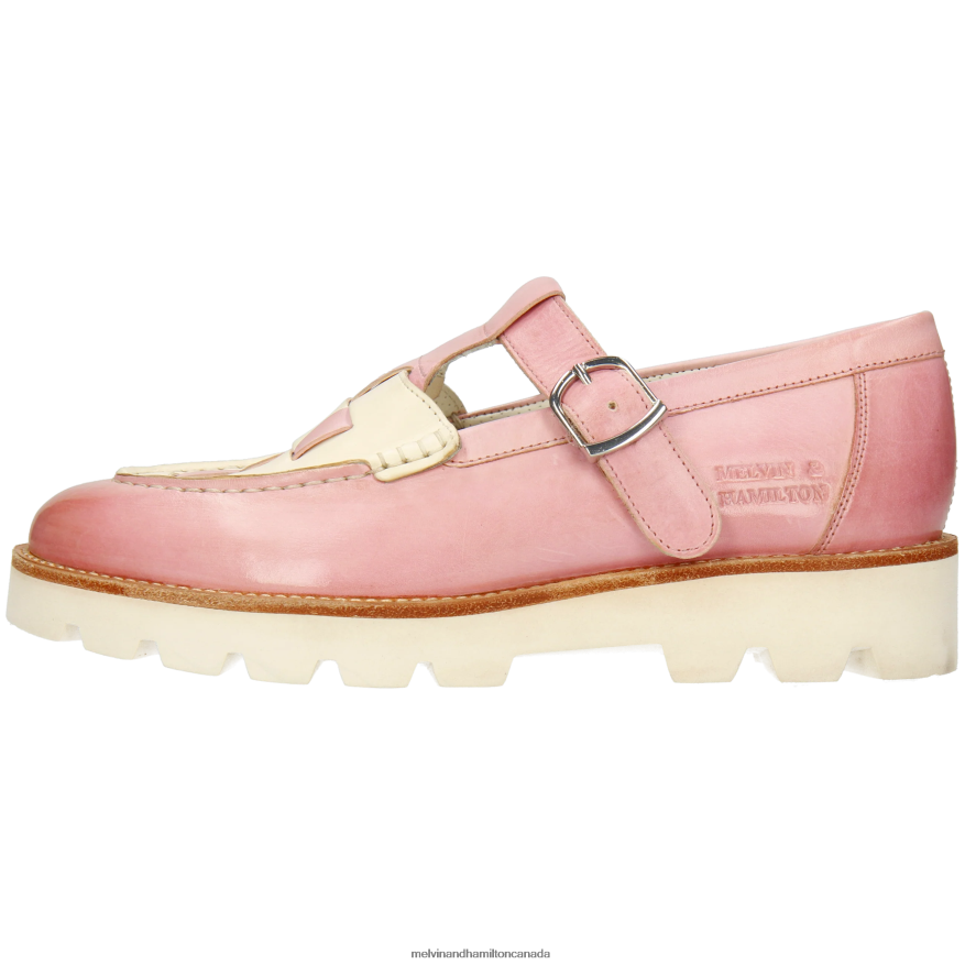 Women Melvin & Hamilton Pink Jade 14 Monk Shoes P4V68P1484