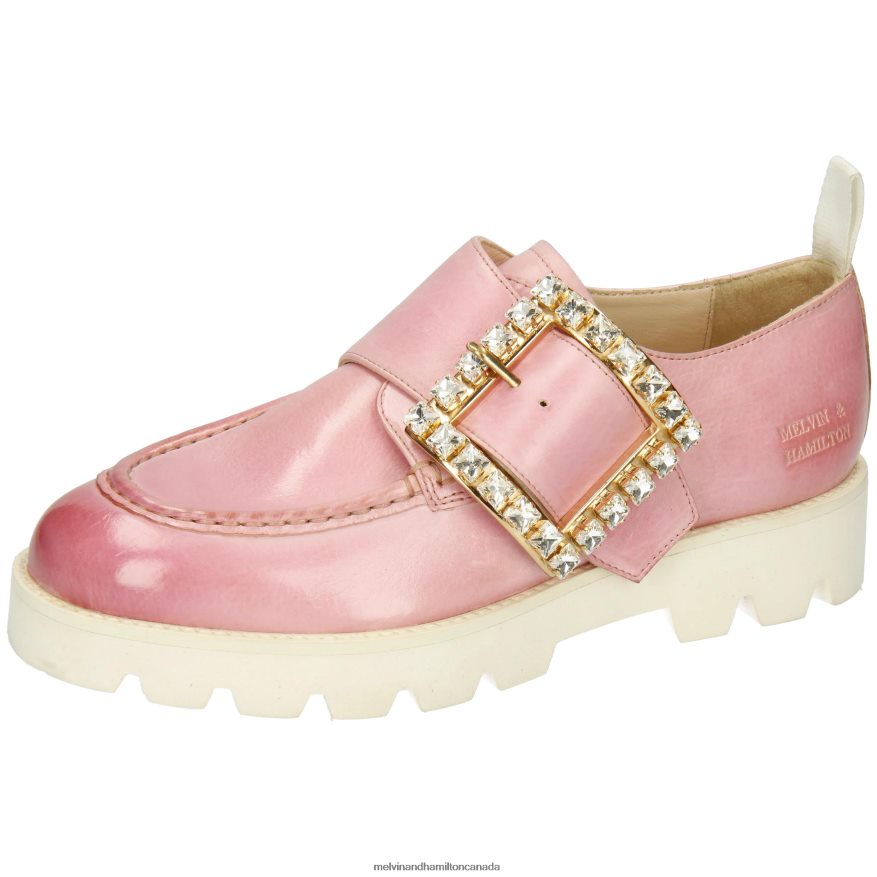 Women Melvin & Hamilton Pink Jade 51 Monk Shoes P4V68P1485