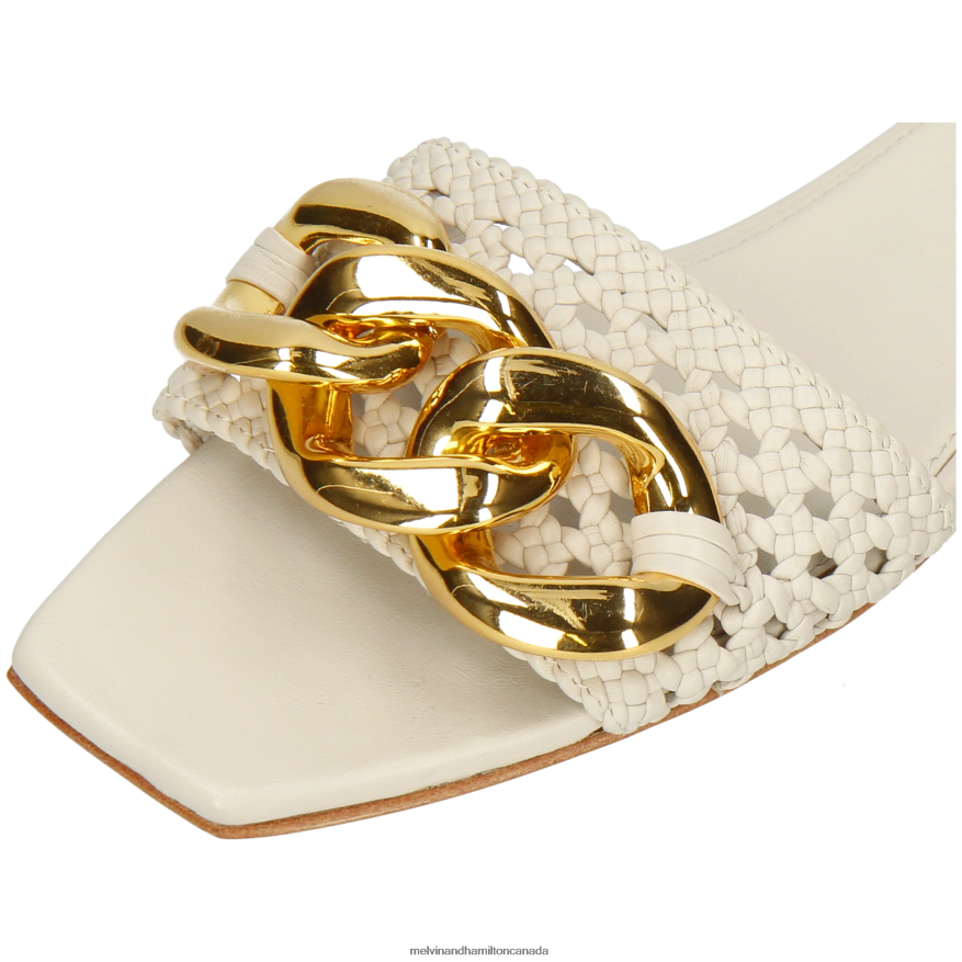 Women Melvin & Hamilton Beige Brooke 12 Mules P4V68P1615