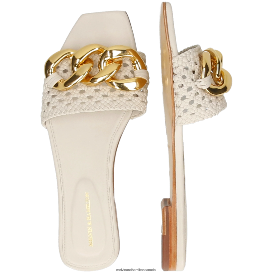 Women Melvin & Hamilton Beige Brooke 12 Mules P4V68P1615