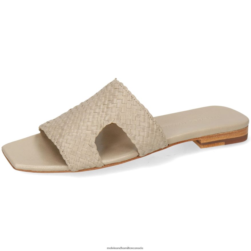 Women Melvin & Hamilton Beige Brooke 7 Mules P4V68P1642