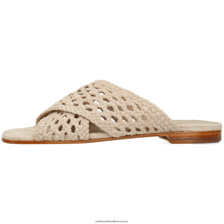 Women Melvin & Hamilton Beige Elodie 62 Mules P4V68P1602