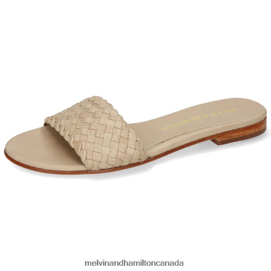 Women Melvin & Hamilton Beige Hanna 26 Mules P4V68P1771