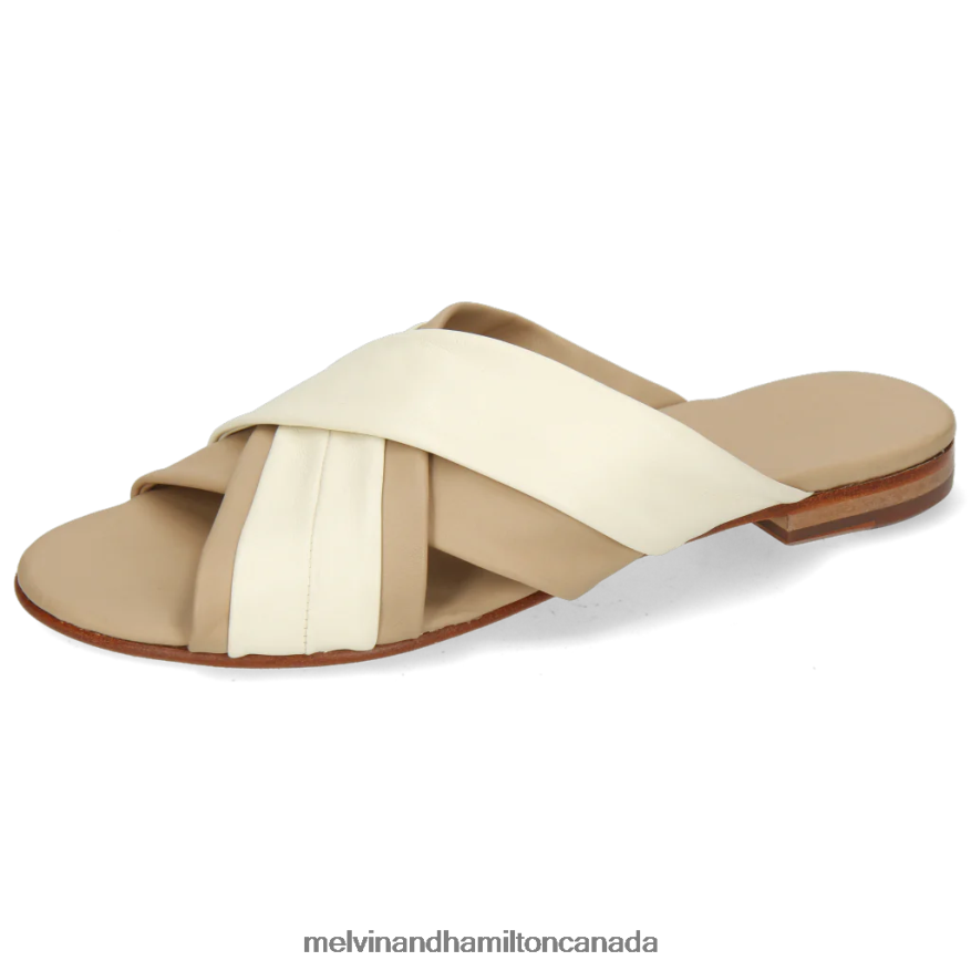 Women Melvin & Hamilton Beige Hanna 60 Mules P4V68P1634
