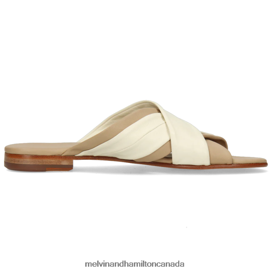 Women Melvin & Hamilton Beige Hanna 60 Mules P4V68P1634