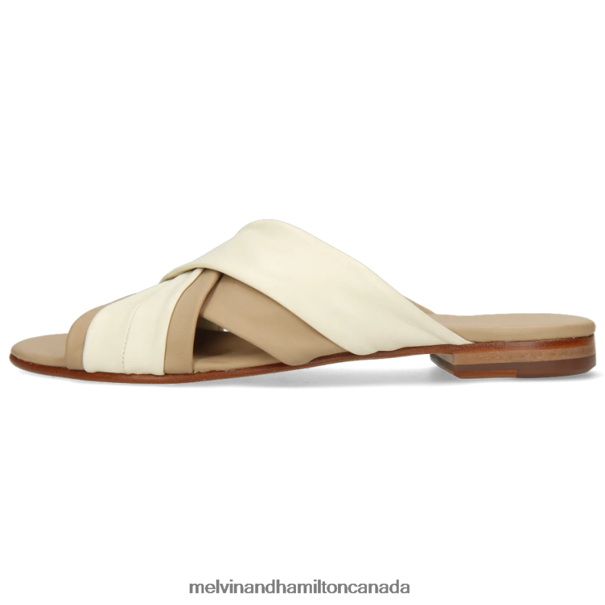 Women Melvin & Hamilton Beige Hanna 60 Mules P4V68P1634