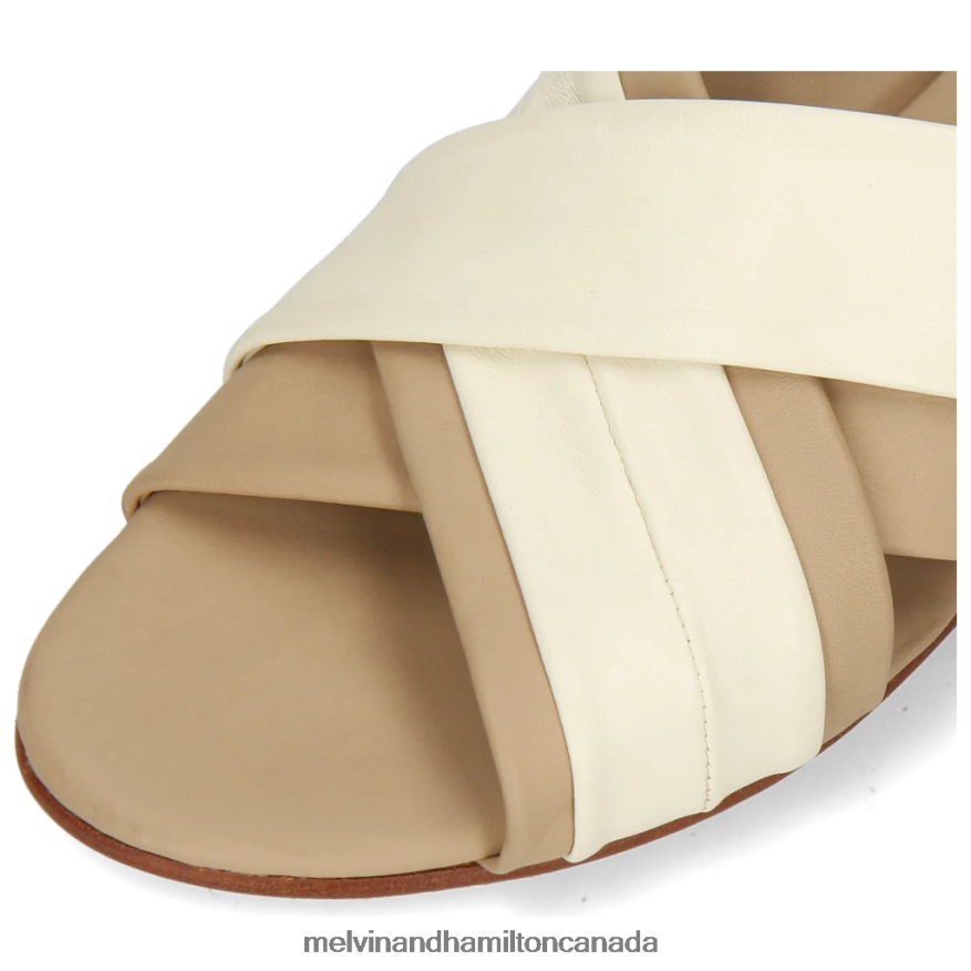Women Melvin & Hamilton Beige Hanna 60 Mules P4V68P1634